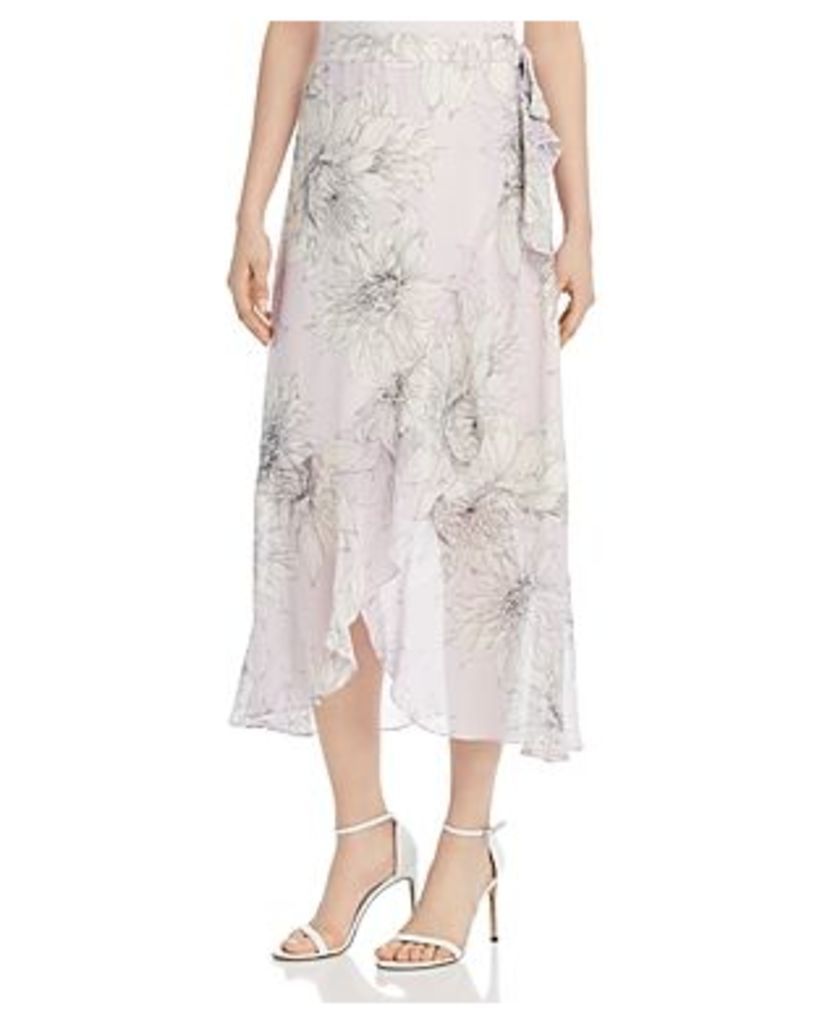 Vince Camuto Floral-Print Midi Wrap Skirt - 100% Exclusive