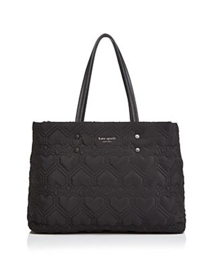 kate spade new york Large Quilted Heart Tote
