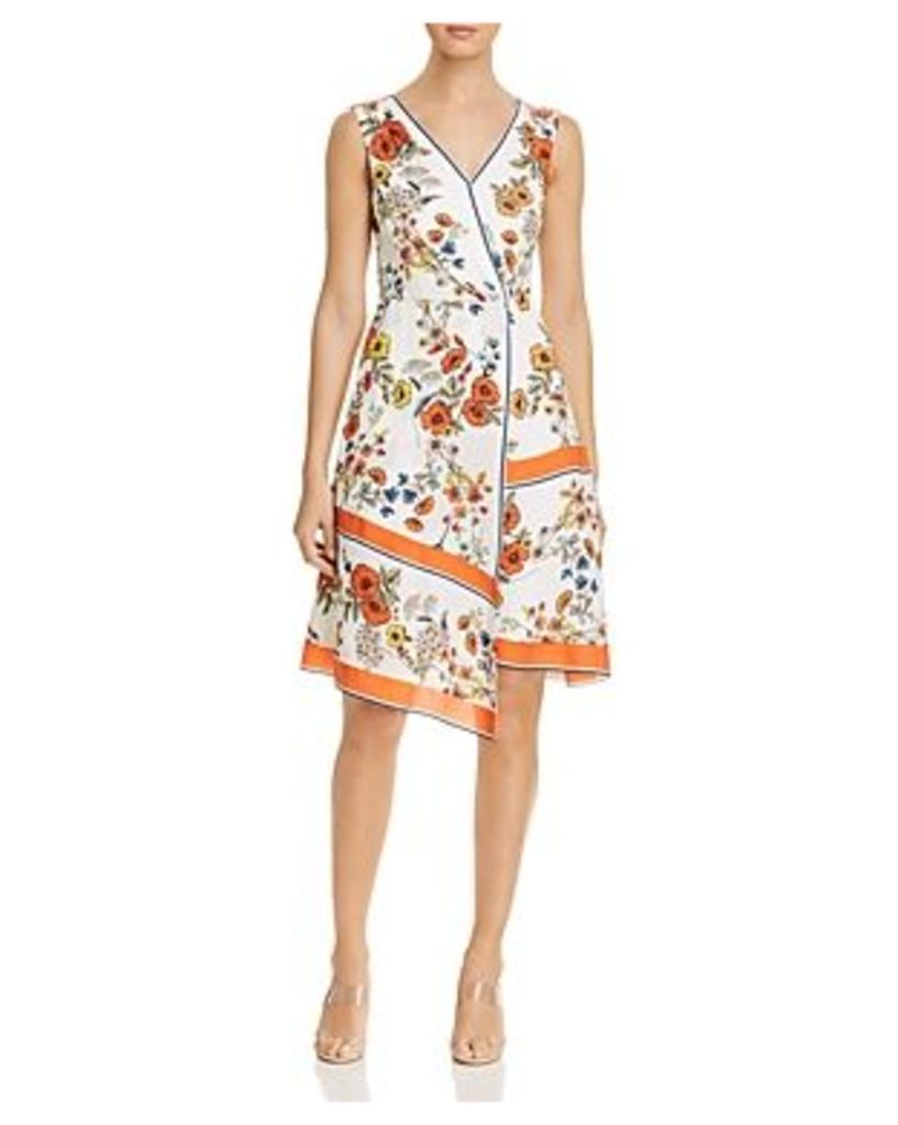 Elie Tahari Jannele Asymmetric Handkerchief Dress