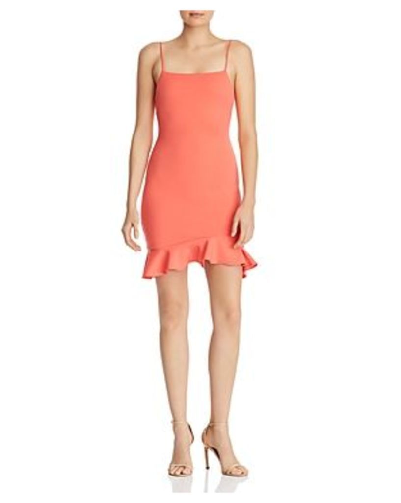 Sunset + Spring Ruffle-Hem Body-Con Dress - 100% Exclusive