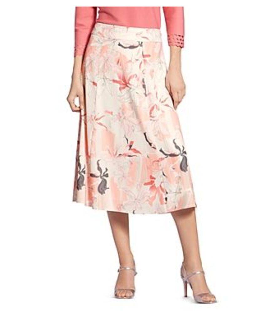 Basler Floral-Print Skirt