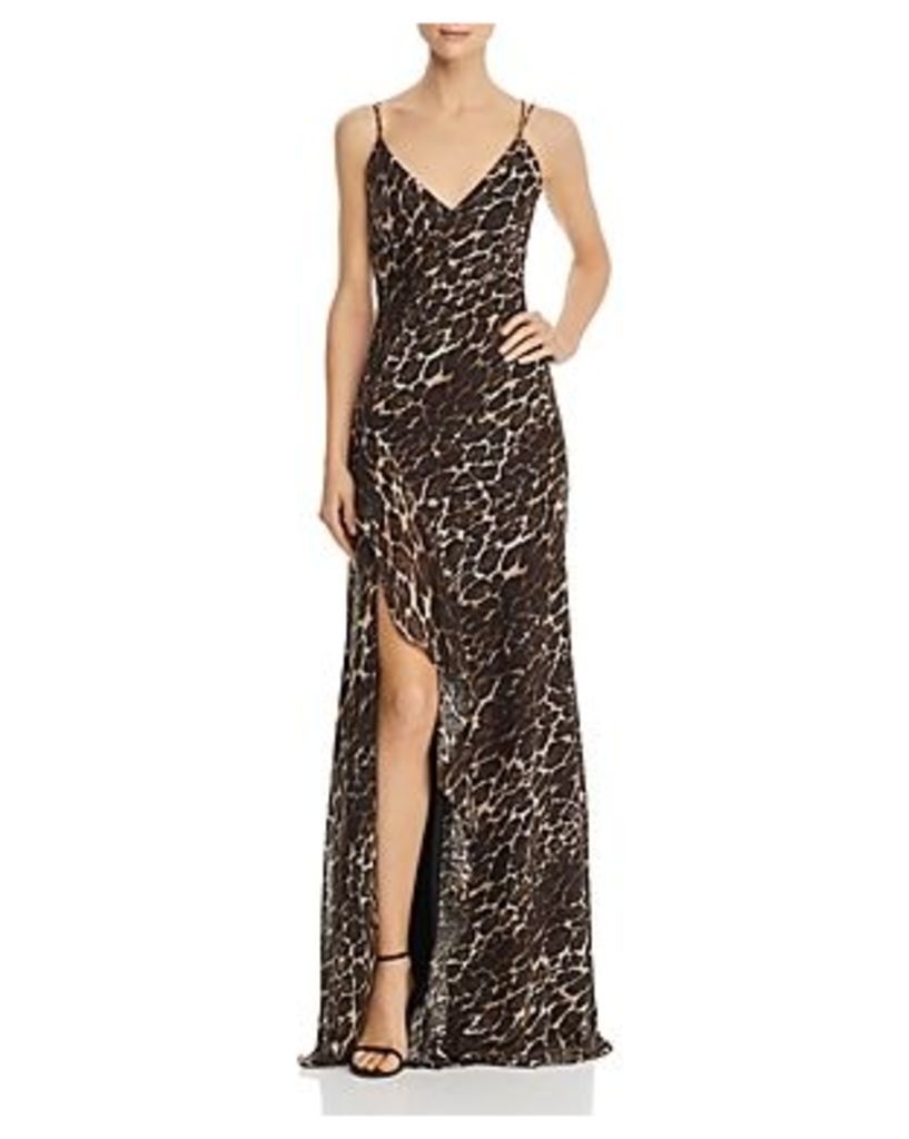 Aqua Leopard-Print Gown - 100% Exclusive