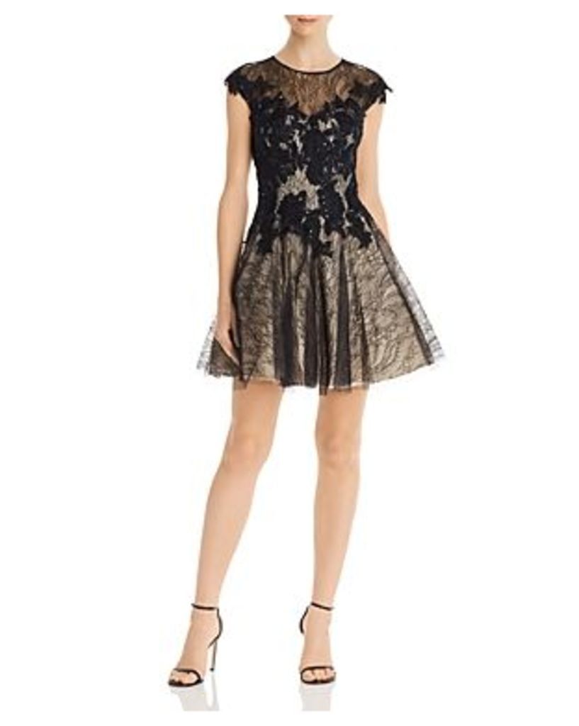 Sequined Lace Party Dress