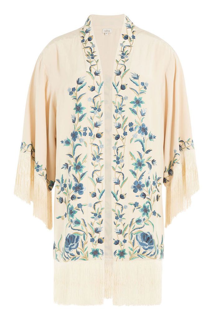 Talitha Embroidered Silk Jacket