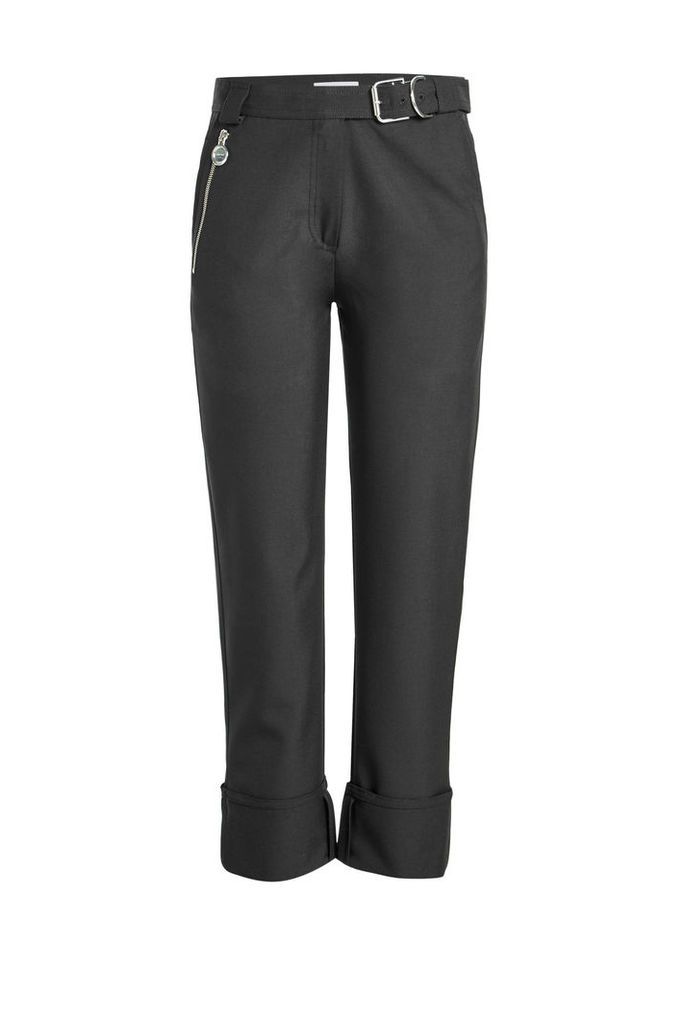 Carven Cropped Wool-Blend Pants