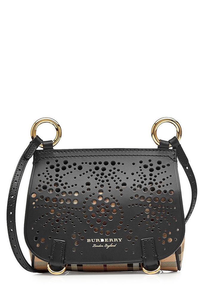 Burberry Mini Shoulder Bag with Leather