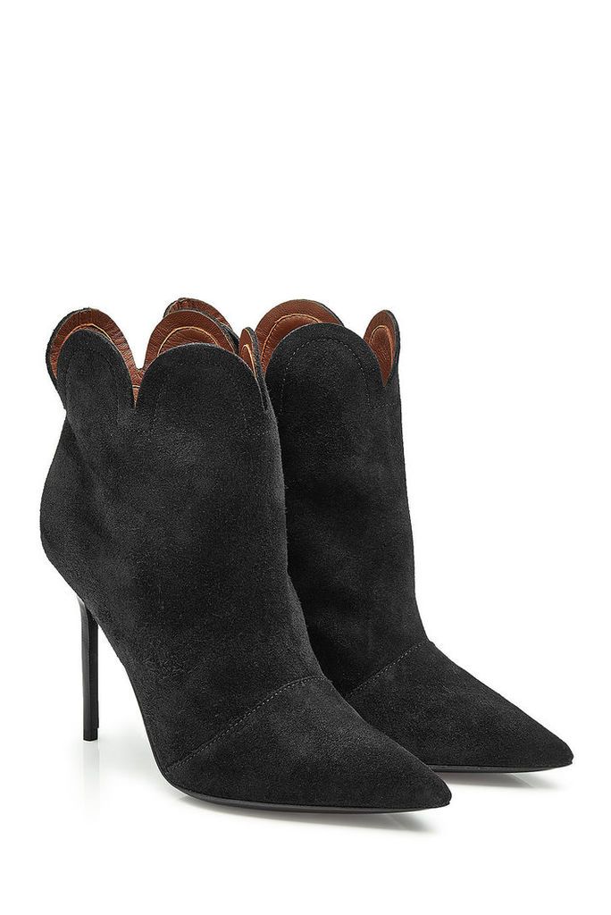 Burberry Suede Ankle Boots