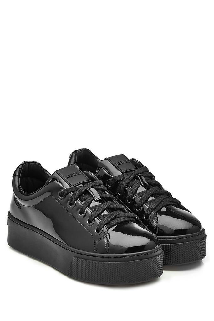 Kenzo Patent Leather Platform Sneakers