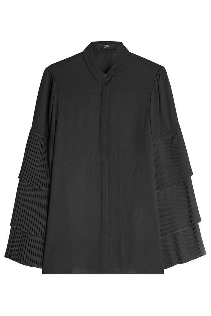 Steffen Schraut Blouse with Pleated Sleeves