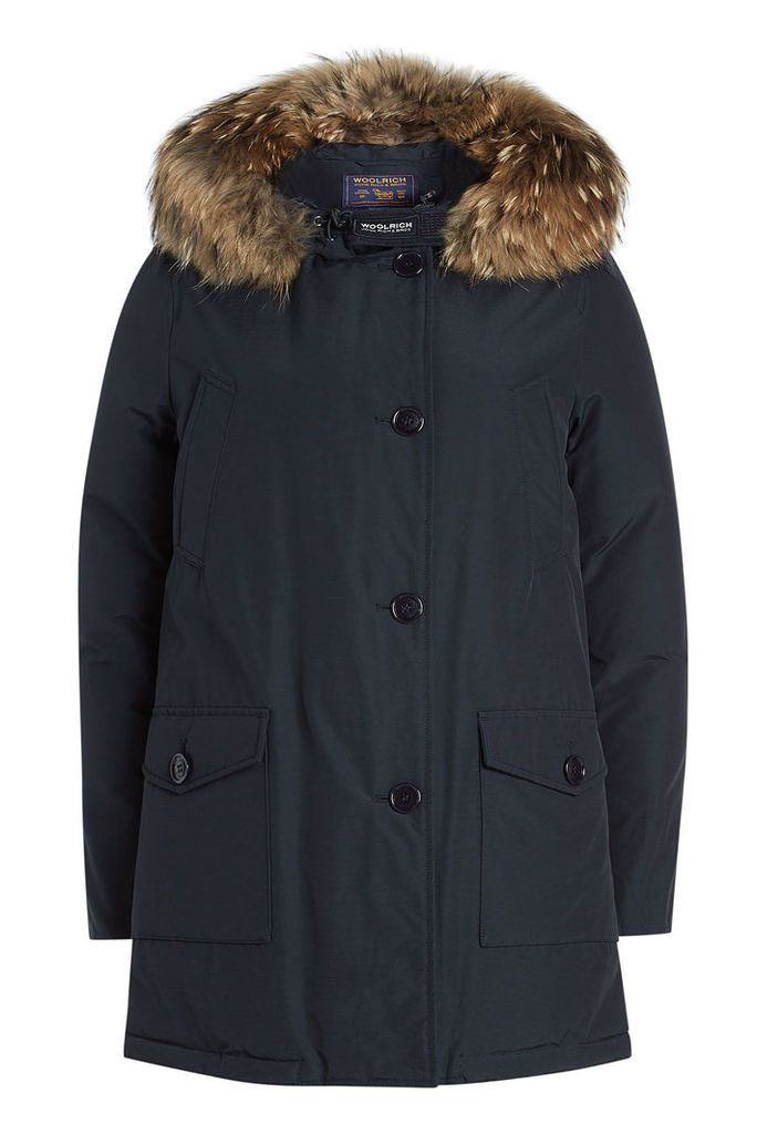 Woolrich Arctic Parka with Fur-Trimmed Hood