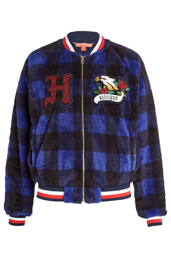 Hilfiger Collection Bomber Jacket with Appliqu ©s