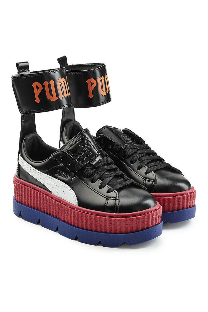 FENTY Puma by Rihanna Ankle Strap Leather Creeper Sneakers