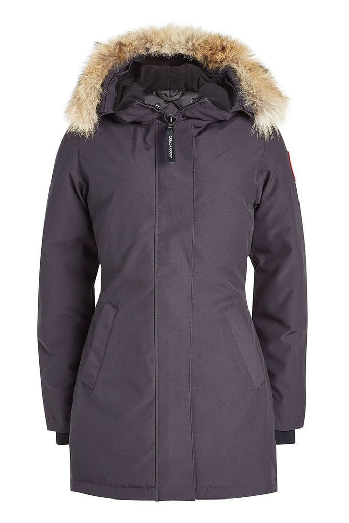 Canada Goose Victoria Down Parka with Fur-Trimmed Hood