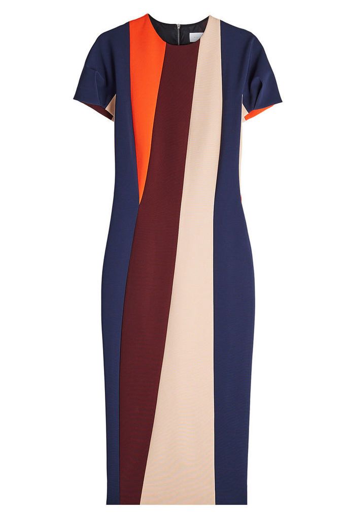 Victoria Beckham Pleat Sleeve Pencil Dress