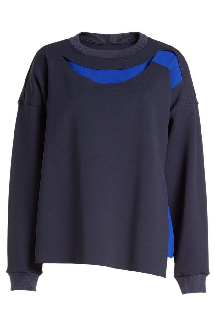 Maison Margiela Jersey Sweatshirt with Cut-Out Detail