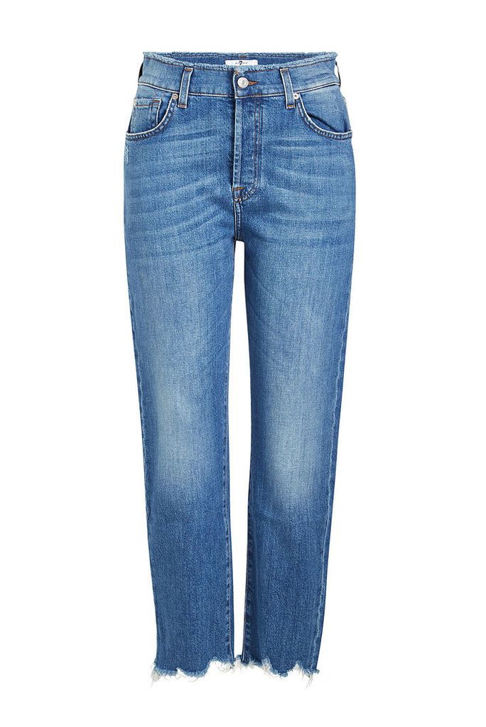 7 for all Mankind High-Waisted Josefina Cropped Jeans