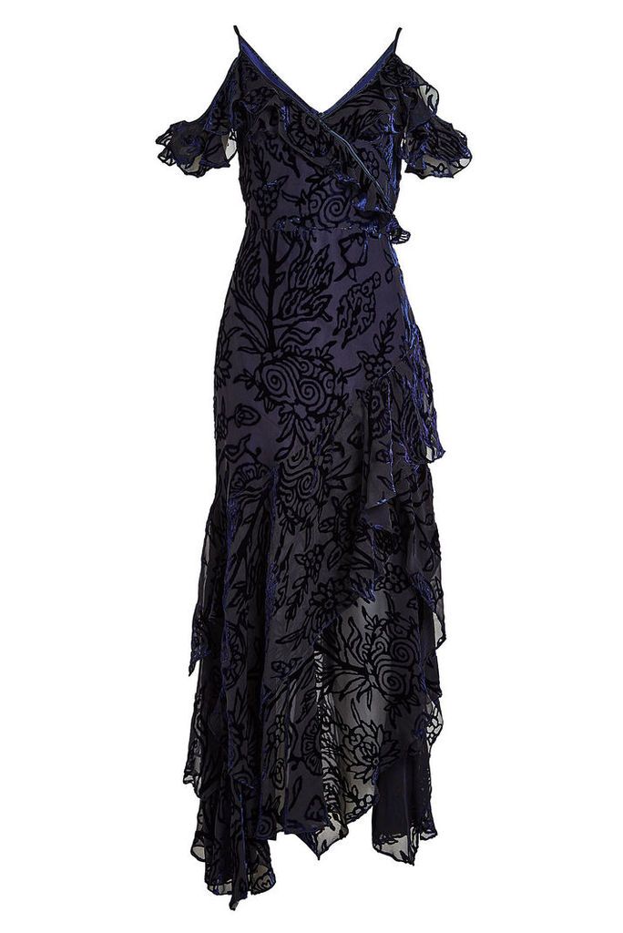 Peter Pilotto Dress with Velvet and Silk