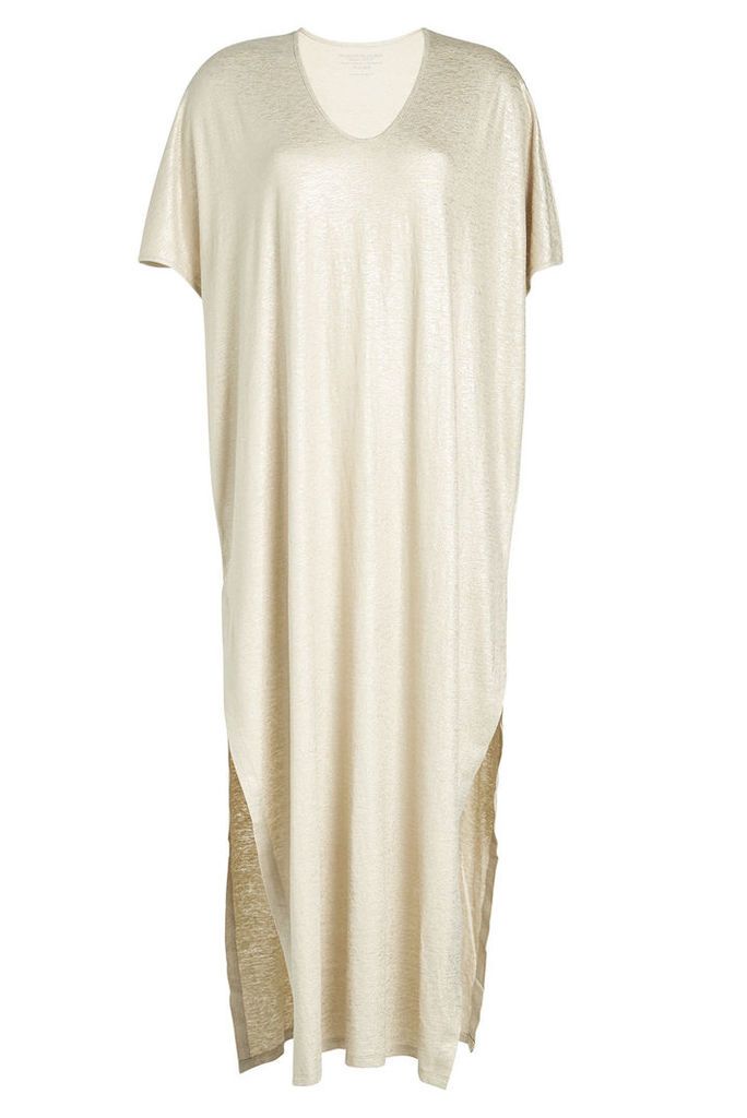 Majestic Maxi Dress with Linen and Silk