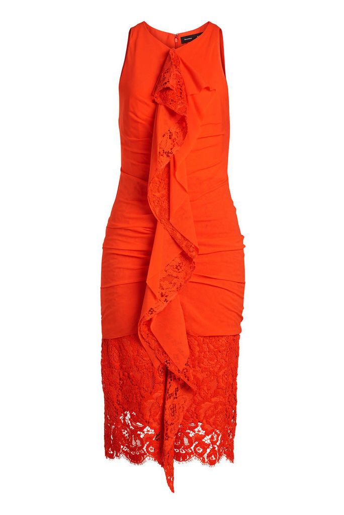 Proenza Schouler Ruffled Dress with Lace