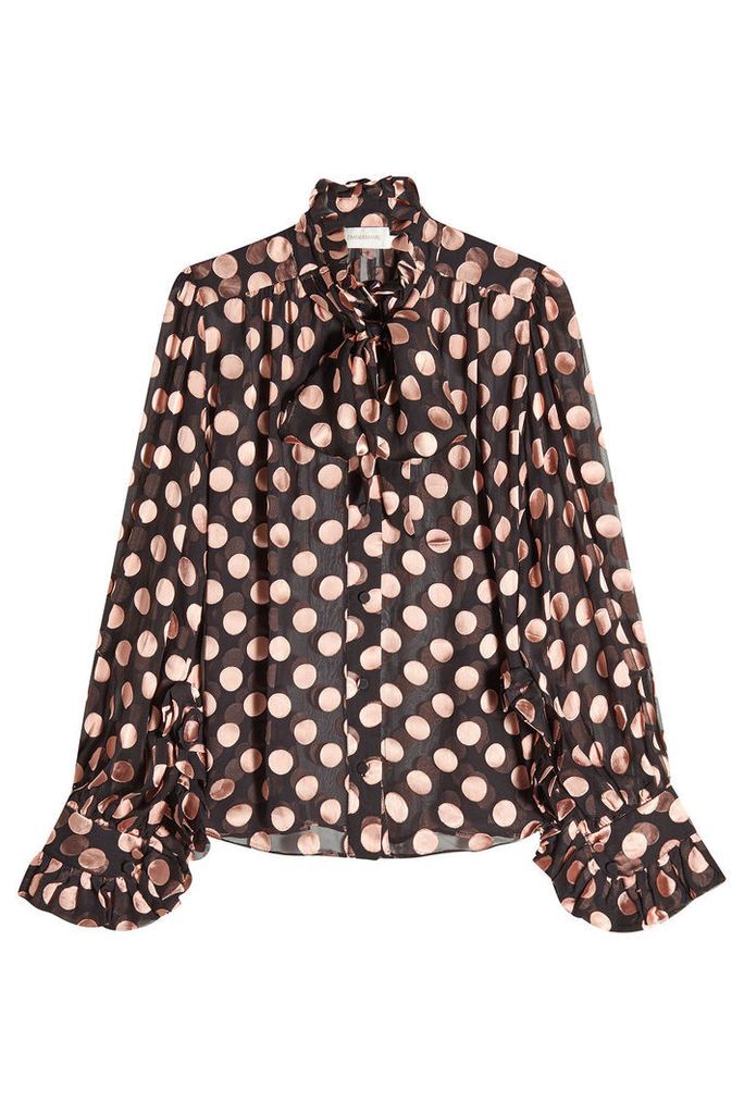 Zimmermann Printed Blouse with Silk