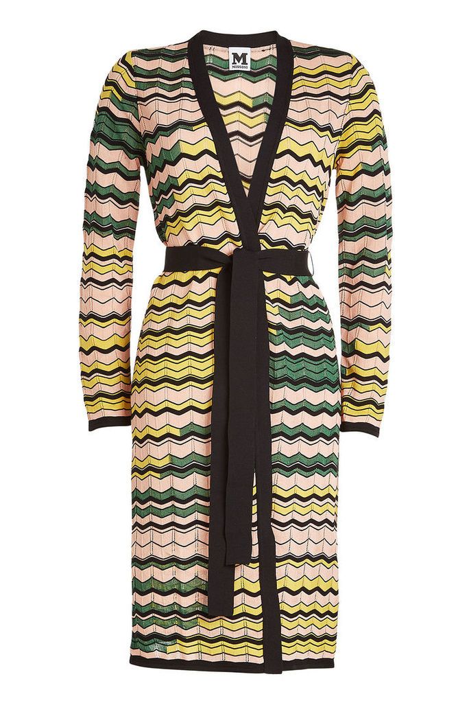 M Missoni Belted Cardigan with Cotton