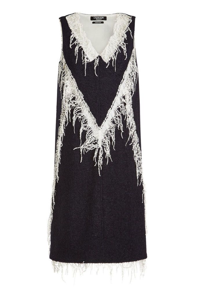 CALVIN KLEIN 205W39NYC Dress with Virgin Wool and Mohair