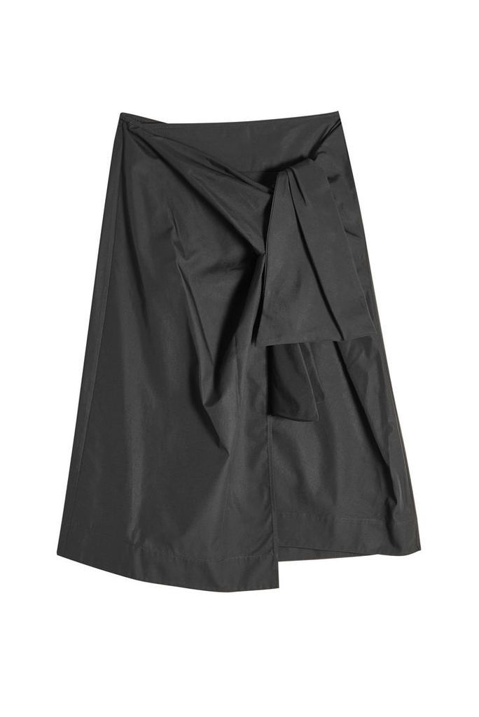 Diane von Furstenberg Waist Tie Cotton Skirt