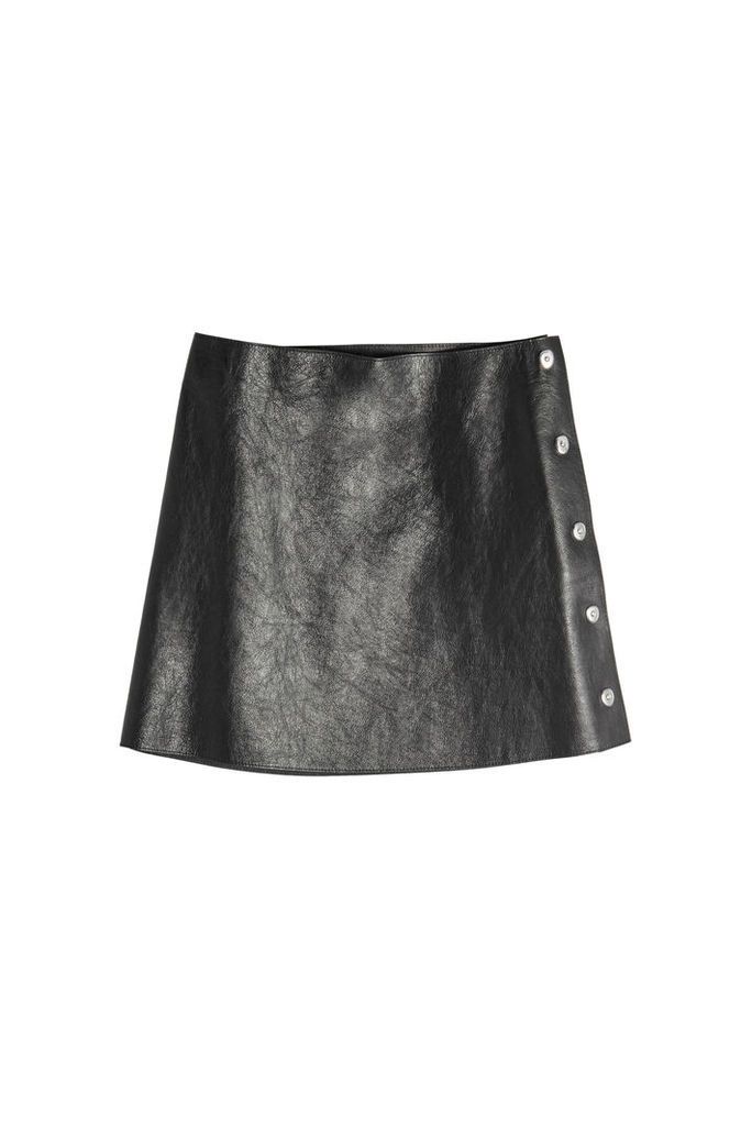 Sonia Rykiel Leather Mini Skirt