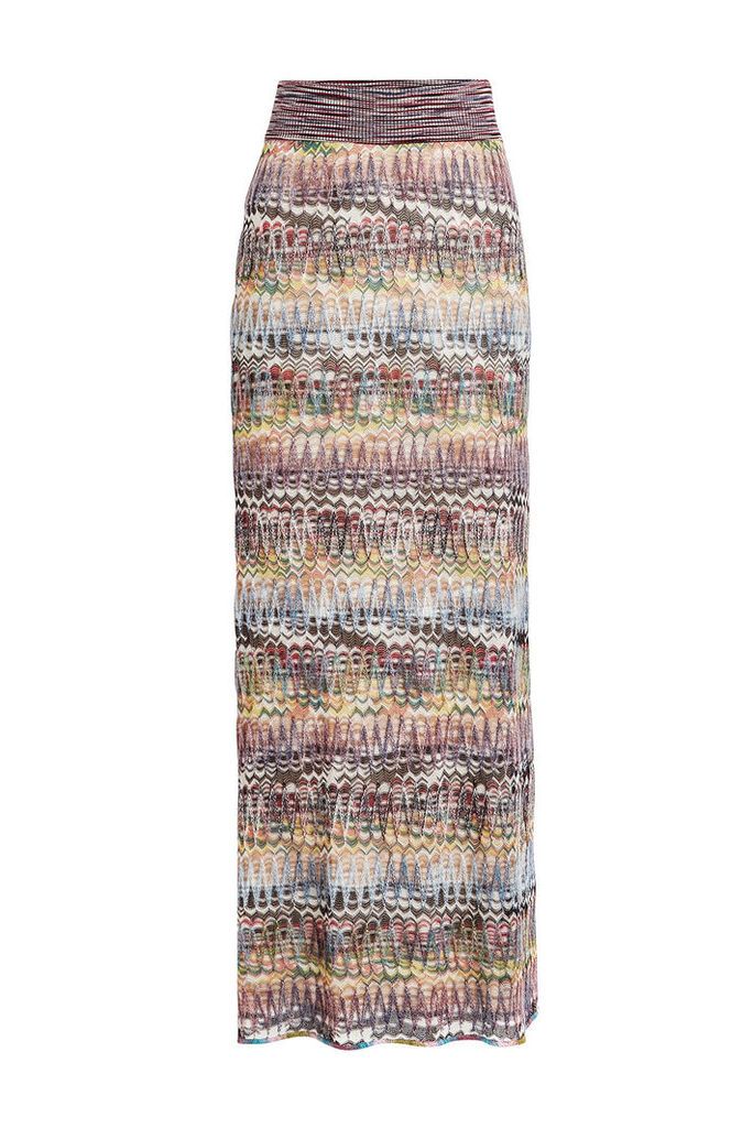 Missoni Maxi Skirt with Mohair and Alpaca