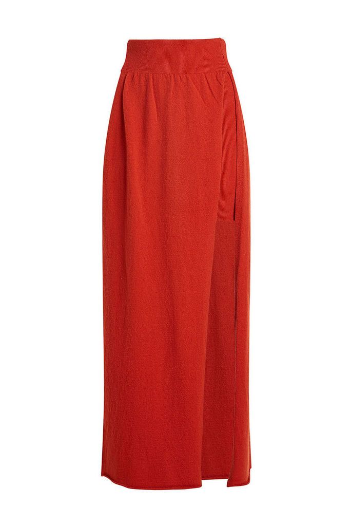 Jacquemus Peron Wool Skirt with Cashmere