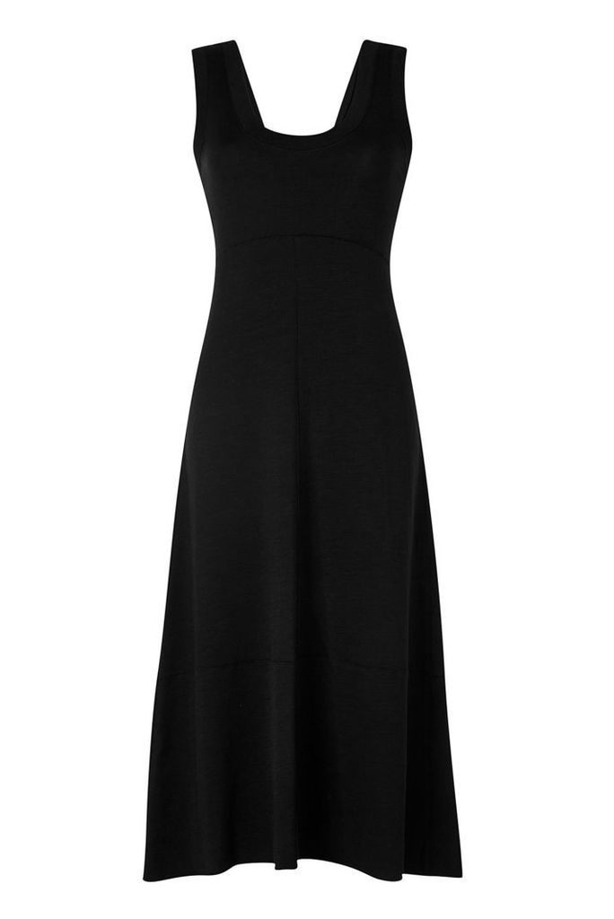 Proenza Schouler Midi Dress with Wool and Cotton