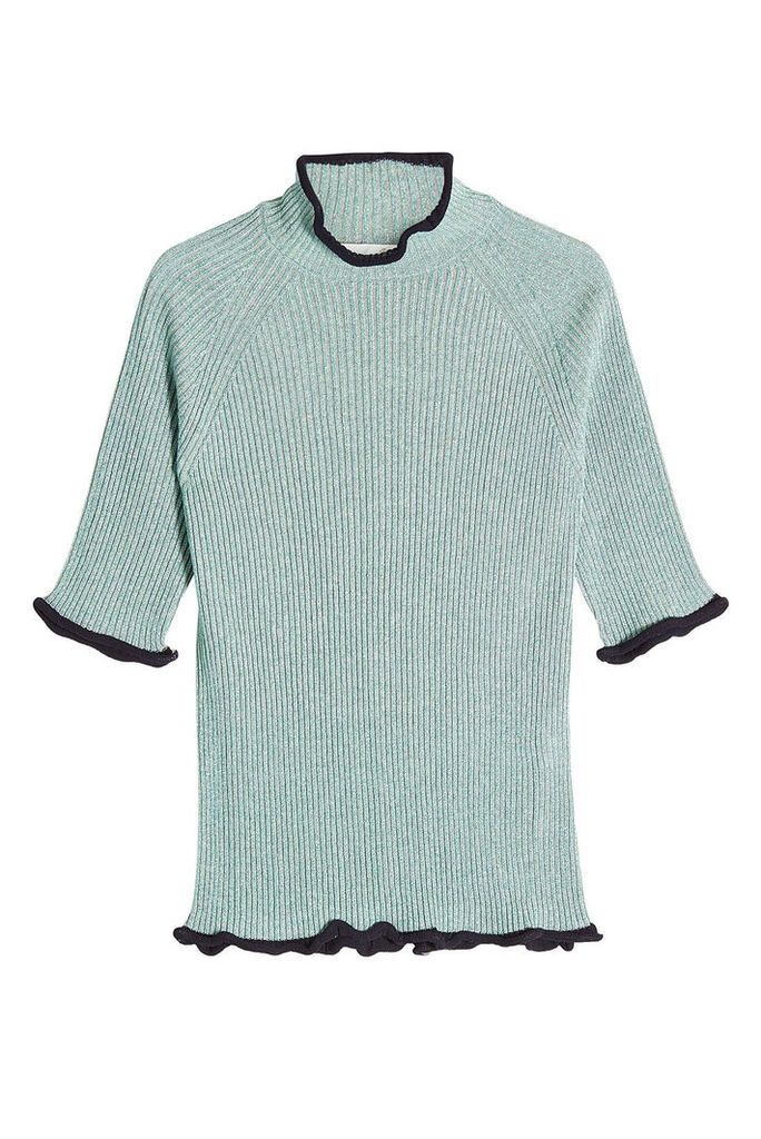 Golden Goose Alya Short-Sleeved Pullover with Cotton