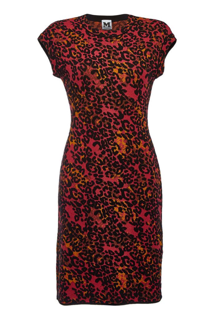 M Missoni Printed Dress with Wool and Cotton