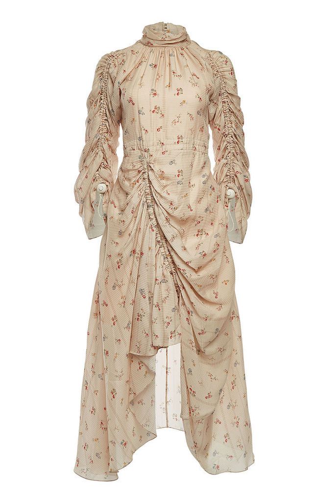 Preen by Thornton Bregazzi Zillie Printed Silk Dress