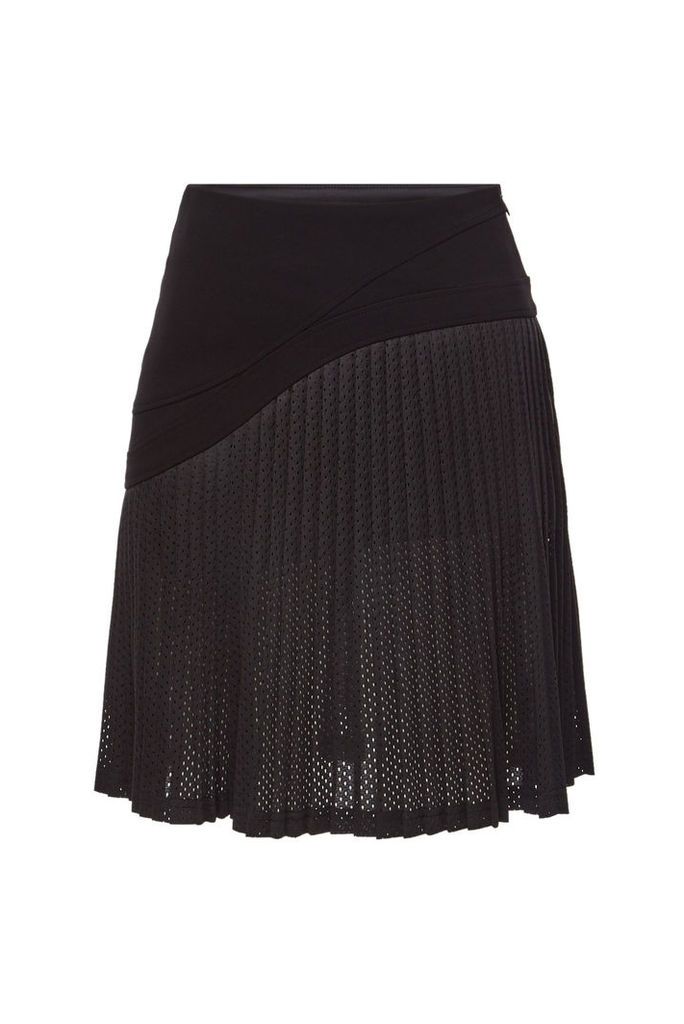 Karl Lagerfeld Pleated Mesh Skirt
