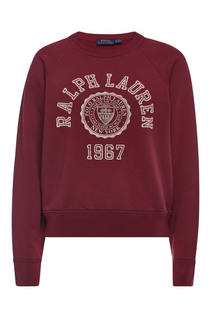 Polo Ralph Lauren College Cotton Sweatshirt