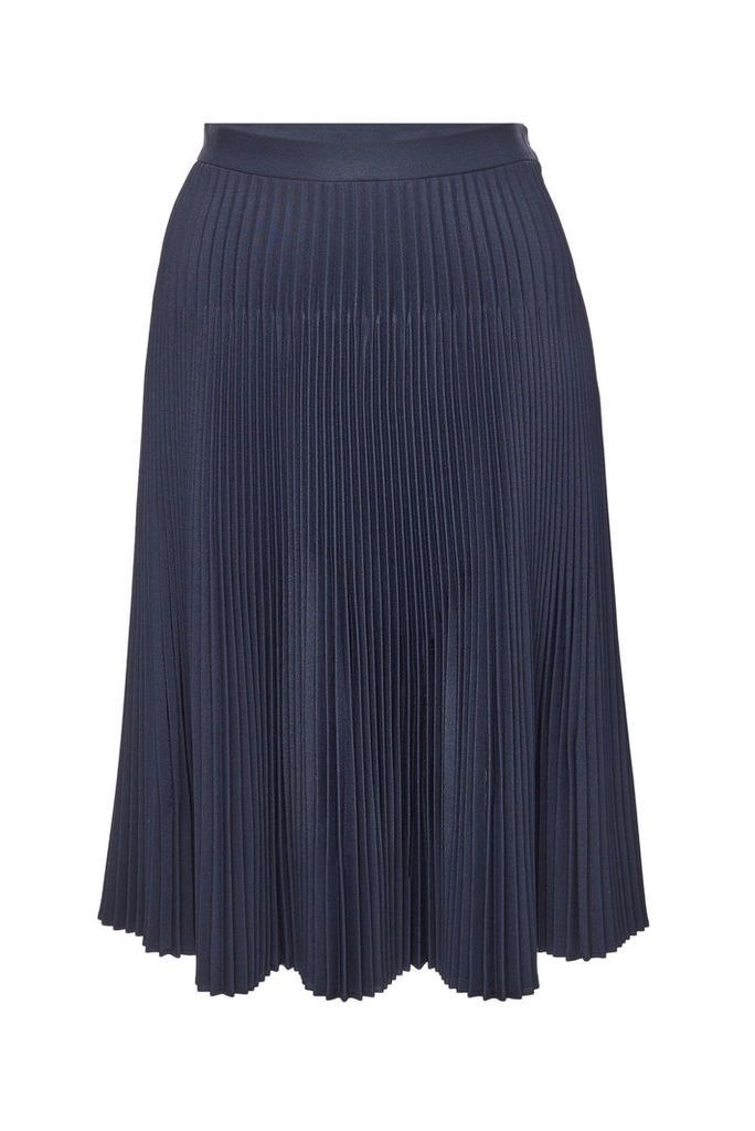 Maison Margiela Pleated Skirt with Cut-Out Detail