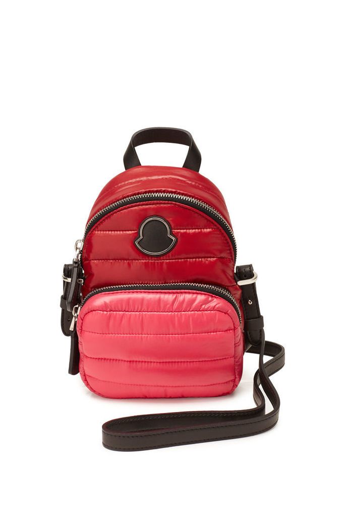 Moncler Kilia Mini Quilted Backpack with Leather