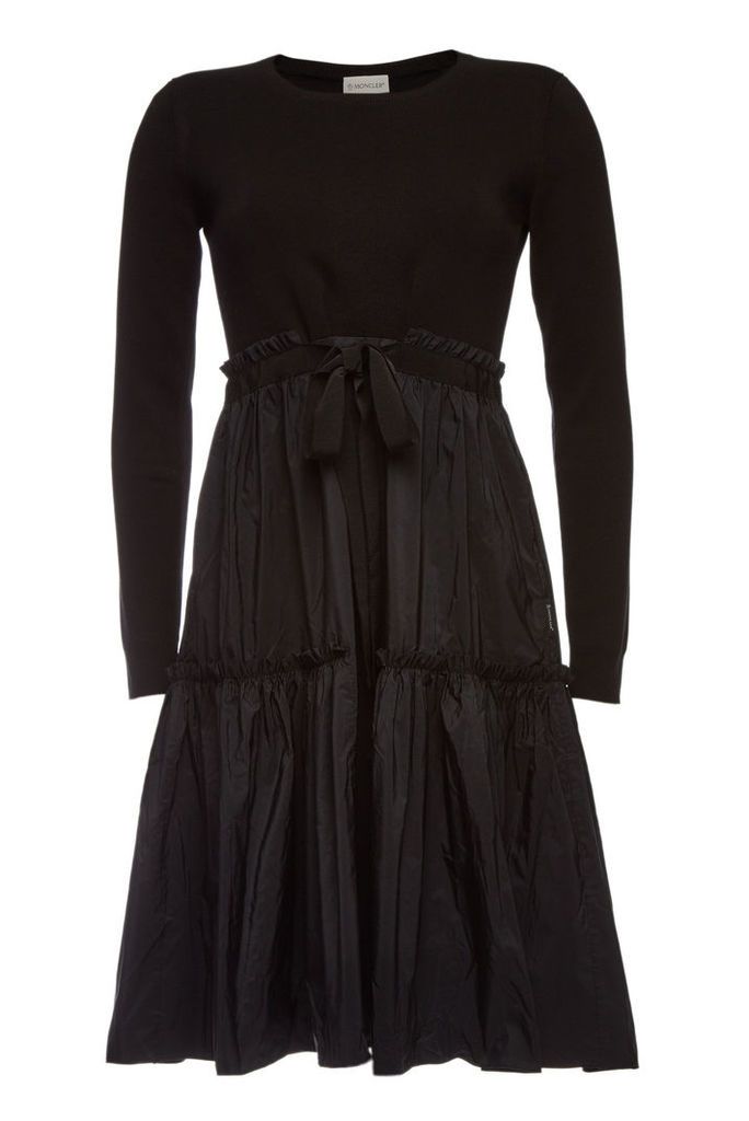 Moncler Dress with Drawstring Skirt