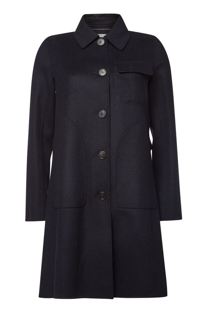 Carven Wool Coat with Cashmere