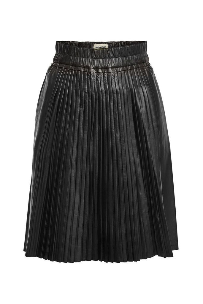 Zadig & Voltaire Leather Mini Skirt