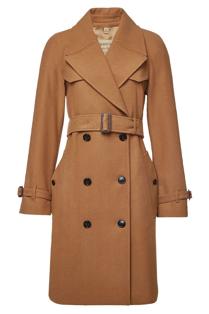 Burberry Cranston Coat with Wool and Cashmere