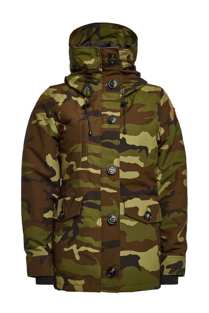 Canada Goose Rideau Printed Down Parka with Cotton