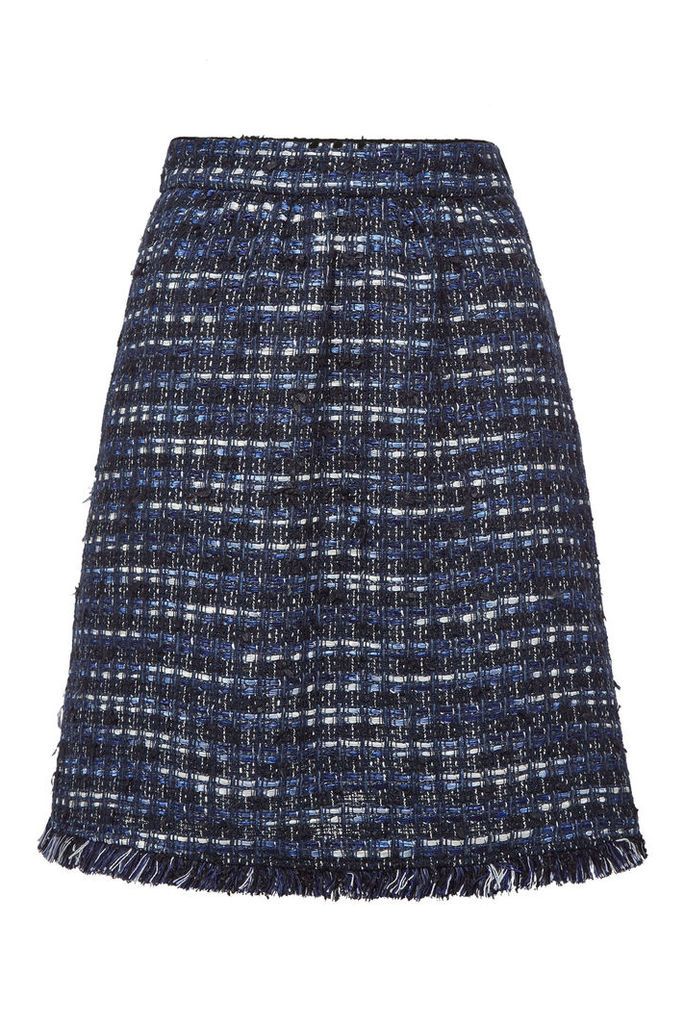 Boutique Moschino Tweed Skirt with Cotton