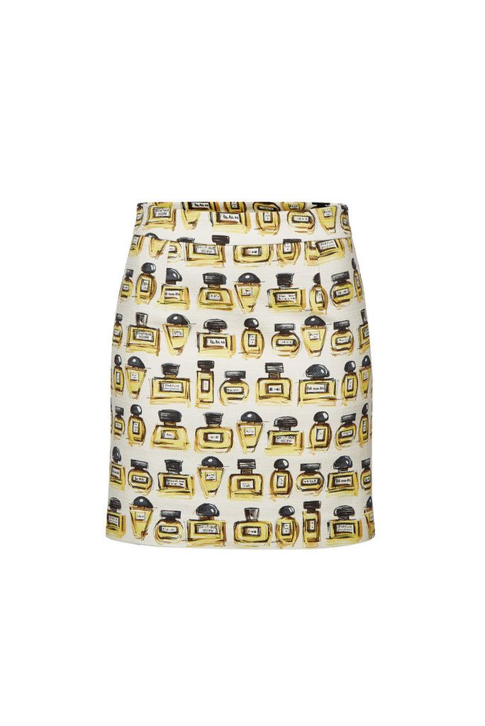 Boutique Moschino Printed Cotton Skirt