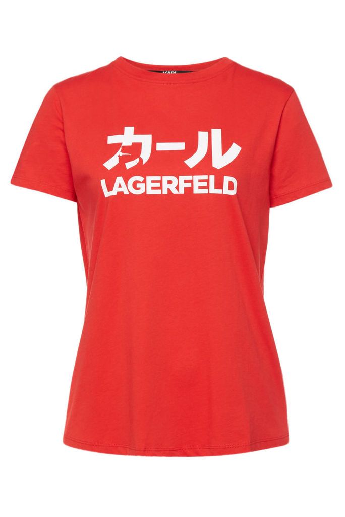 Karl Lagerfeld Printed Cotton T-Shirt