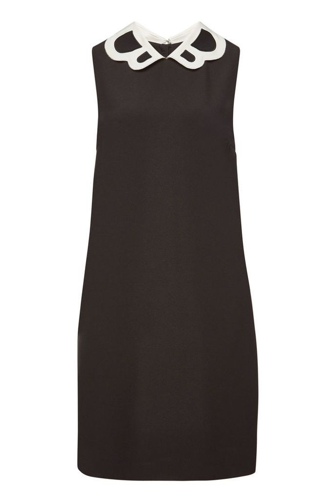 Boutique Moschino Dress with Contrast Round Collar
