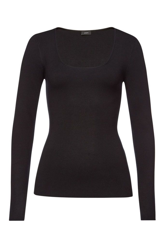 Joseph Long Sleeved Top with Silk