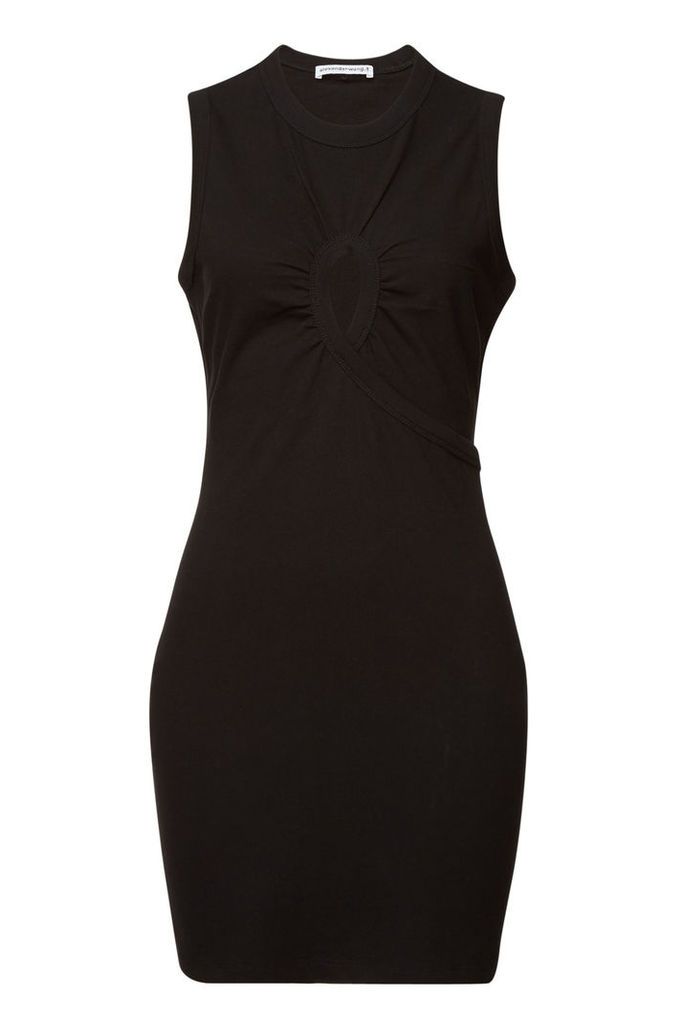 alexanderwang.t Cotton Dress with Cut-Out Detail
