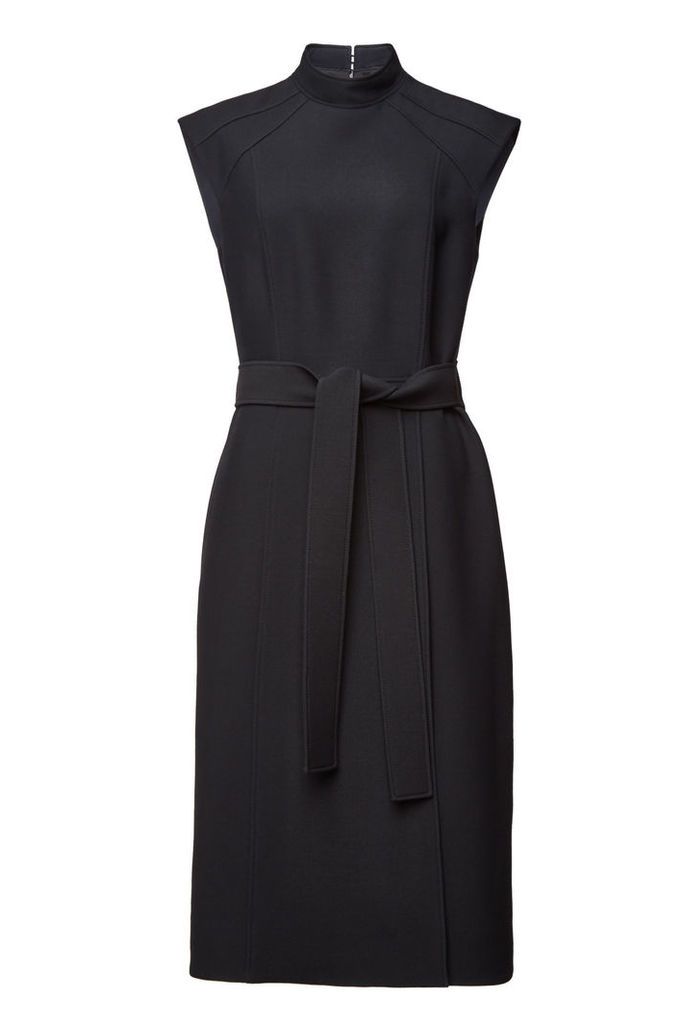 Burberry Wool Dress with Silk